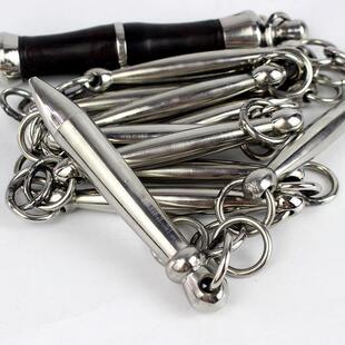 不锈钢九节鞭表演鞭防身鞭子实战鞭七节鞭武术九截节鞭