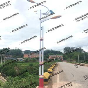 户外特色少数民族太阳能路灯凤凰造型傣族特色LED太阳能民族路灯