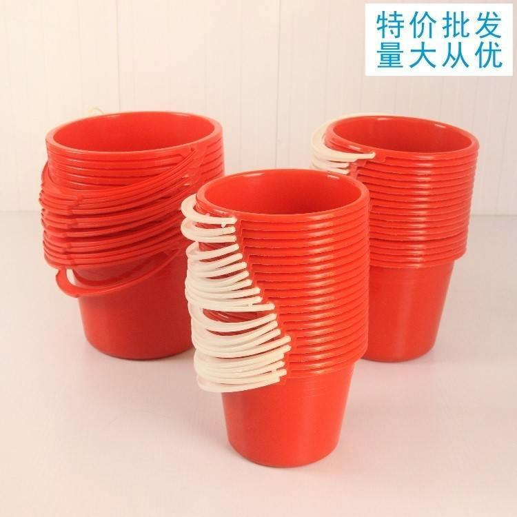 宿舍厚实画画家用调漆儿童桶储小型整理绘洗可爱水桶带盖便携沙滩