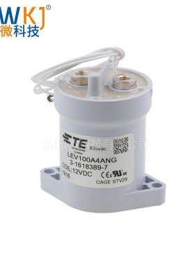 LEV100A4ANG泰科继电器3-1618389-7继电器线圈12V耐压900V100A