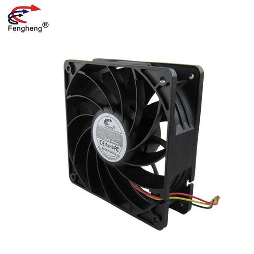 防水风扇 DC 12v 1.2A  6000转 电源用 温控调速 12038 散热风扇