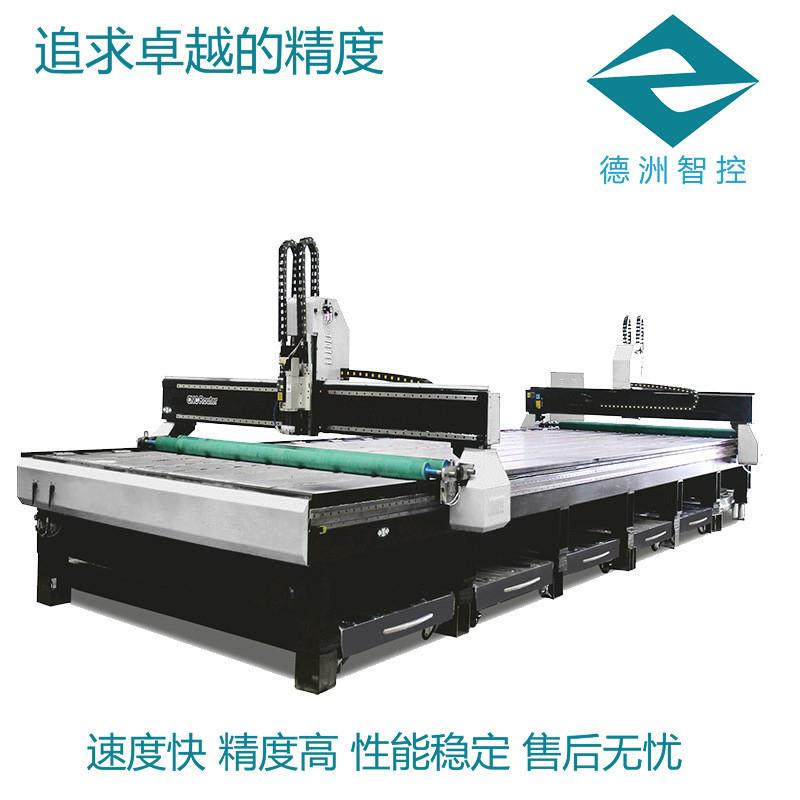 双龙门铝板雕铣机铝单板铝塑板异形切割开槽打孔镂花高速铝雕机
