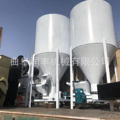 养殖场搅双青草拌机轴玉米谷物电青草搅拌动料机出料混均匀饲草拌