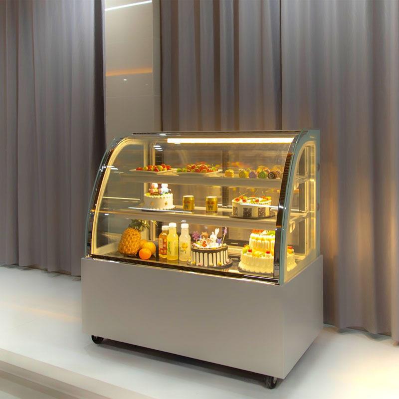 圆弧蛋糕展示柜冰箱冷藏柜商用慕斯熟食西点甜品冰柜风冷保鲜柜