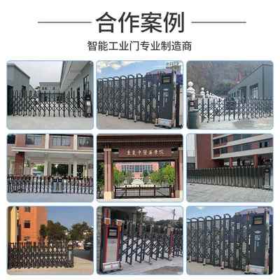 厂门FVH家直销不锈钢电动伸缩单位地伸缩封板门自学校工厂工动伸