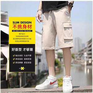 Men 3 Cargo Shorts Athleisure Casual Breathable Lightweight