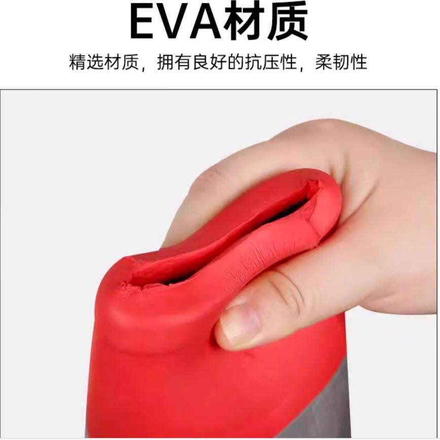 高速专用EVA路锥泡沫雪糕筒橡胶回弹路障禁止停车隔离警示反光锥
