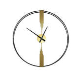 超大尺寸铁艺挂钟创意壁挂客厅钟表大厦物业家居装 饰