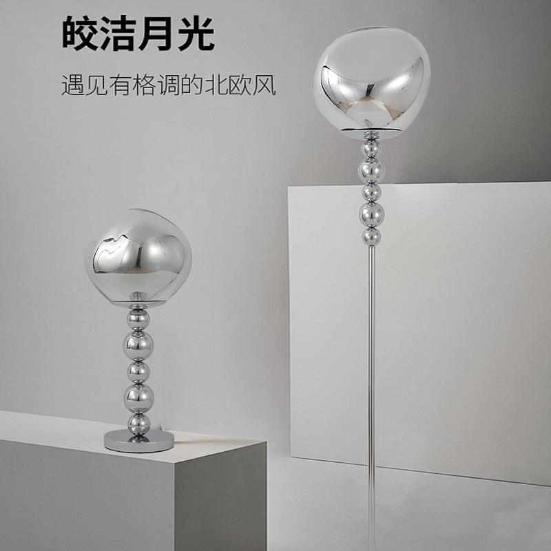 熔奢房岩落地灯轻后现代设计师氛围床头686台灯书极厅简客沙发立