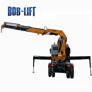 车吊16吨SQ16ZA40吨2吨建筑工程液压折臂吊随平板货车车载5起重吊