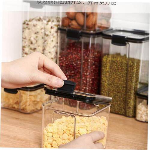 Kitchen grains sealed jar透明food moisture-proof storage box