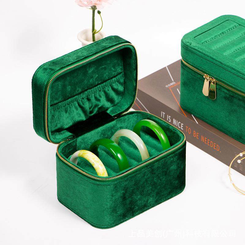 手镯收纳盒高档旅行精致玉手镯盒便携式轻奢复古玉镯首饰盒收纳袋,饰品/流行首饰/时尚饰品新,首饰箱,淘宝优惠券,粉丝福利购,淘宝优惠卷