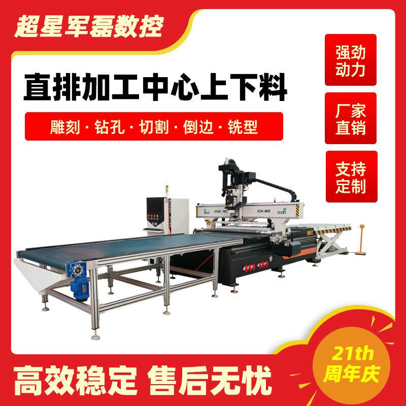 板式家具全自动加工开料机全屋柜体门板下料切割木工数控设备
