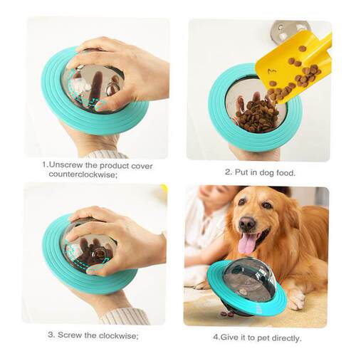 Flying Saucer Dog Game Flying Discs Toys Cat Chew Leaking