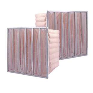 空调暖通镀锌框铝合金框空气过滤网f6f7f8f9中效袋式 空气过滤器