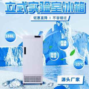 实验室冰箱超低温冰箱工业科研疫苗保存 188L零下25度立式