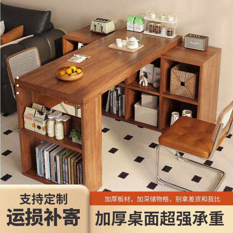 实木中古风转角柜办公桌女生卧桌工室电脑桌RRD书一体拐角作台书