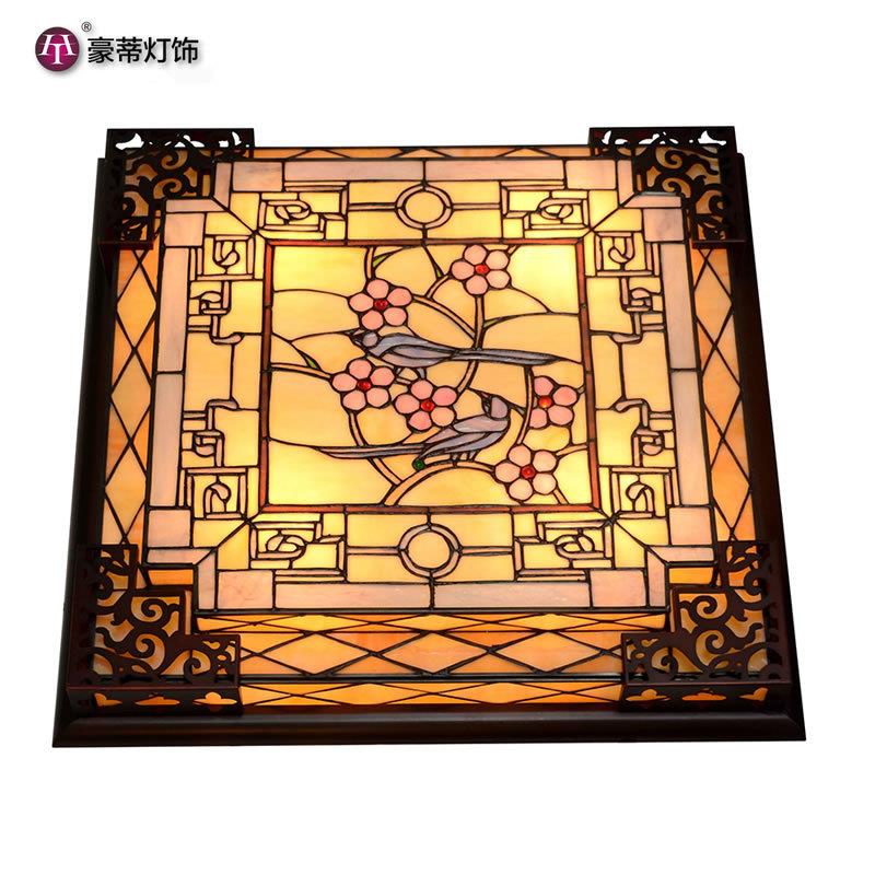 厂家直销25寸帝凡尼欧式仿古LED吸顶灯中式古典客厅餐厅书房灯