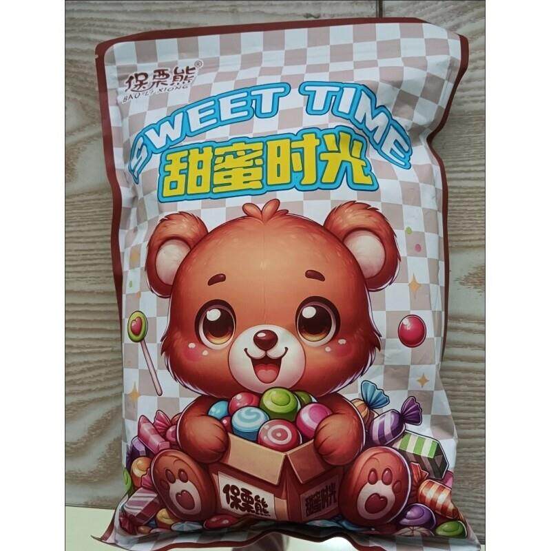 新保栗熊咖啡糖浓郁醇香口感顺滑独立包装开 袋即食休闲 时刻小零