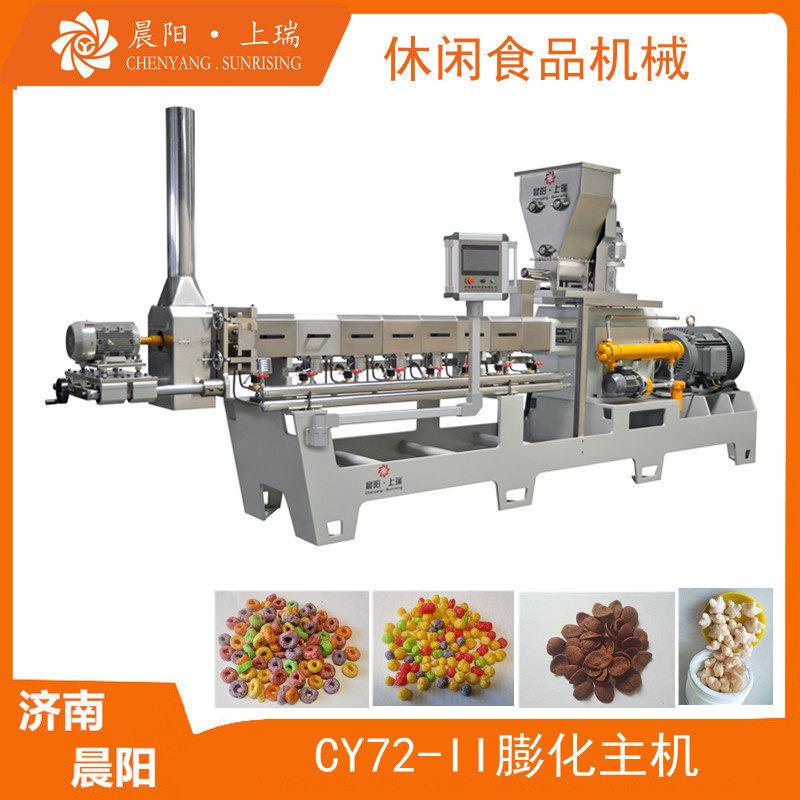 早餐谷物玉米片生产线 早餐谷物加工设备 膨化谷物玉米片生产设备