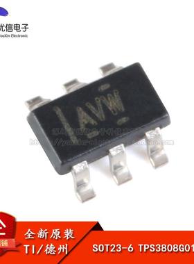 原装正品 TPS3808G01DBVR SOT23-6 低静态电流 可编程监控芯片