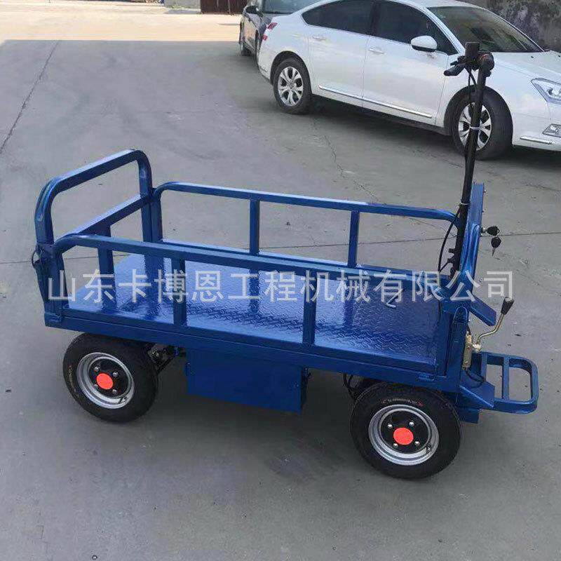 新型电动手推车折叠踏板四轮车可升降电动平板车