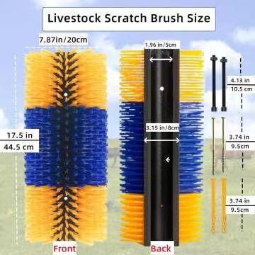 多功能蹭痒刷厂家奶牛刷马体刷骡子羊奶牛马挠痒刷