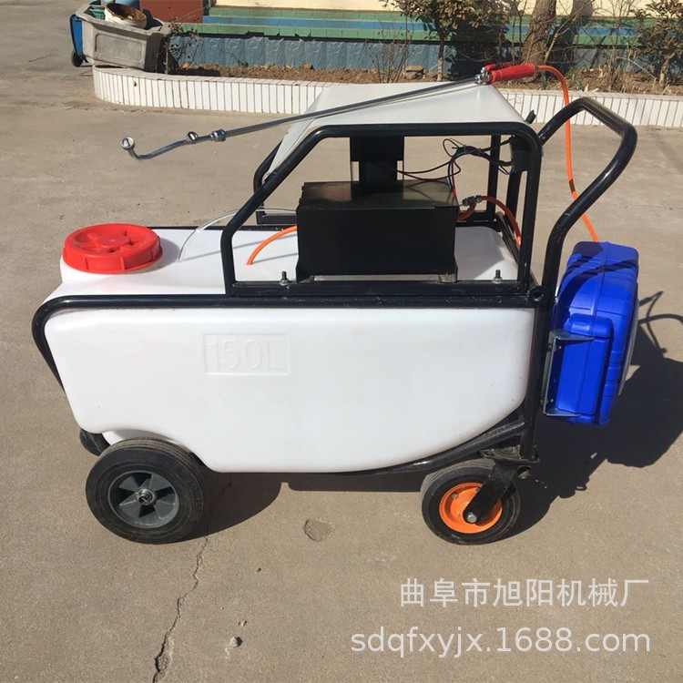 旭阳农用推车式喷雾器150升电动消毒杀虫机果树手推式农药喷洒机