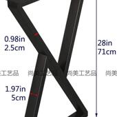 意铁桌架金茶属桌子支架艺电脑吧台几脚铸铁倒定制铁艺三创角餐桌