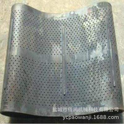 抛丸机专用耐磨橡胶履带Q324Q326Q328Q3210Q3212传送皮带滚筒式