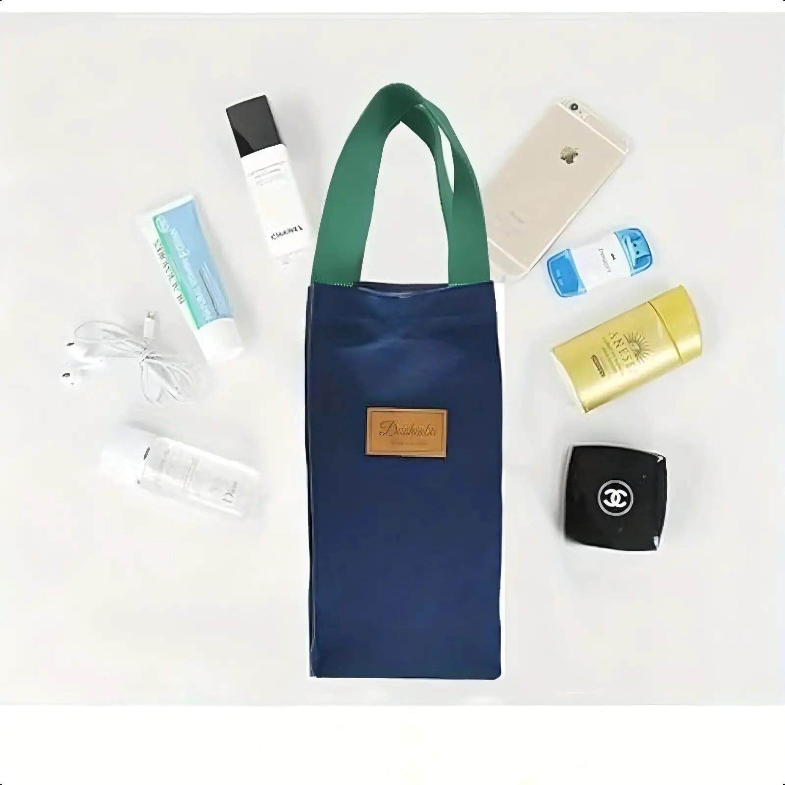 手提水杯袋子通用帆布保温杯套膳魔师虎牌焖烧杯袋保护套学生杯套