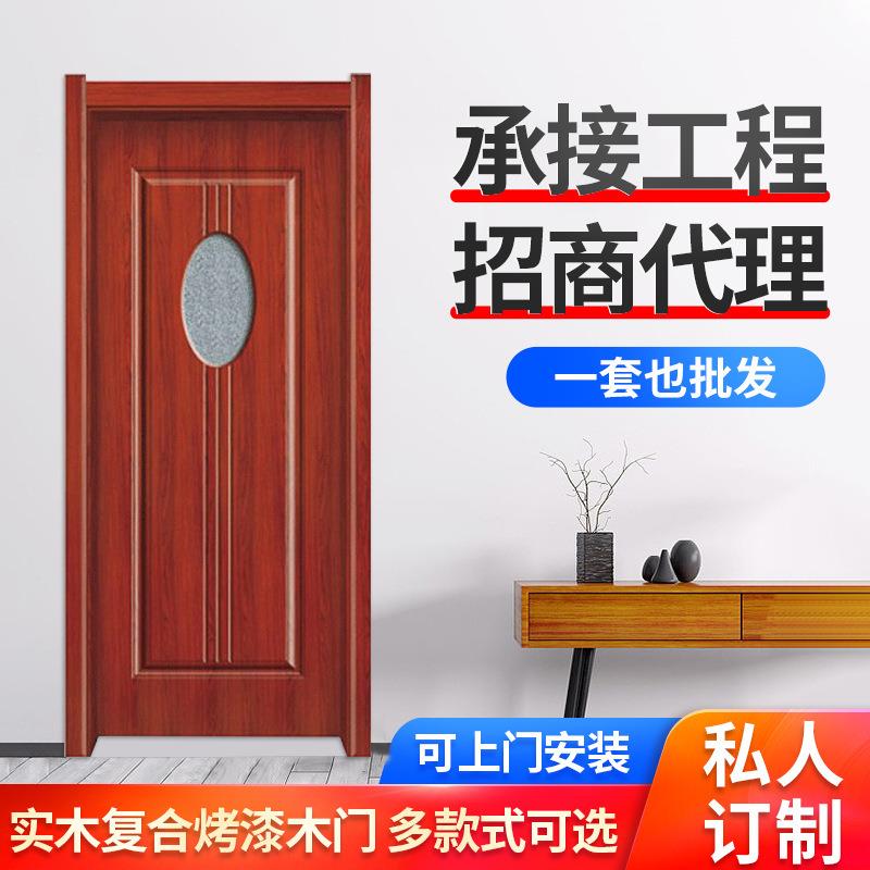 厂家供应家用隔音推拉门 简约木质推拉门 红胡桃推拉门
