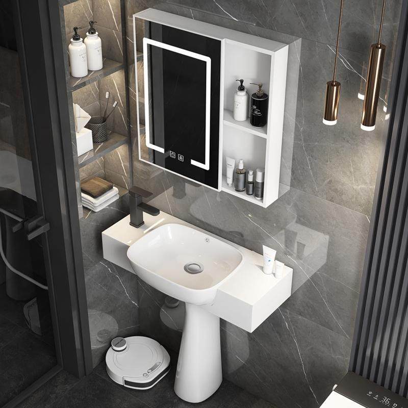 窄长边陶瓷立柱盆阳台卫生间一体落地式洗手盆洗脸盆洗漱台池迷你,家装主材,立柱盆,淘宝优惠券,粉丝福利购,淘宝优惠卷