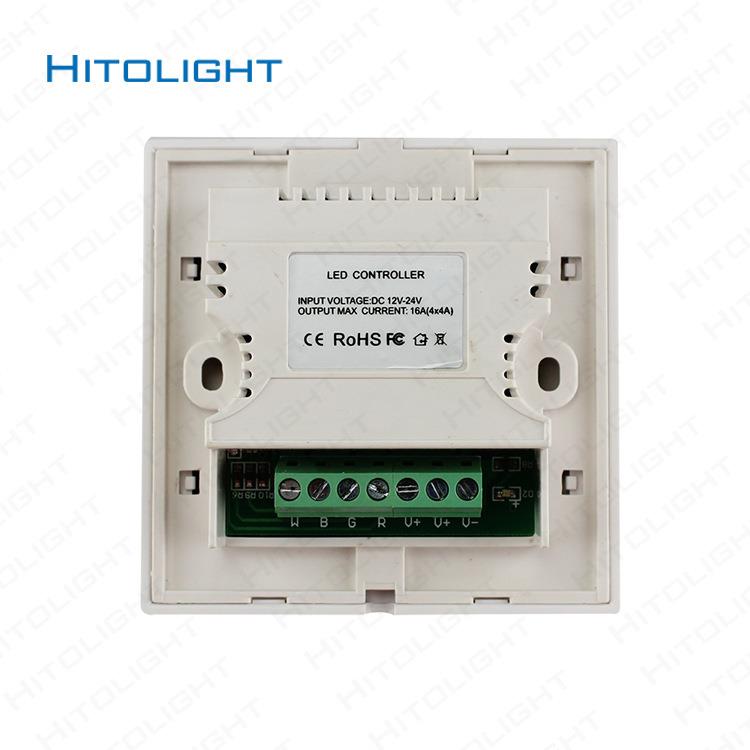 喜来灯RGBW灯条面板式led触摸控制器 玻璃环形RGBW彩色灯带调光器