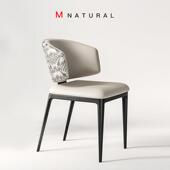意式 极简餐椅家用设计师靠背椅艺术国潮现代简约餐桌椅高档真皮椅
