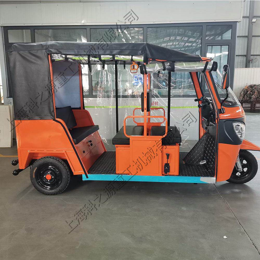 新能源电动观光车 油电两用式载货步车 载客拉货农用汽油三轮车
