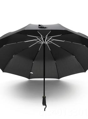 高档国leodaknosw商务超大三折手动防风雨伞情德侣双人学生inu伞