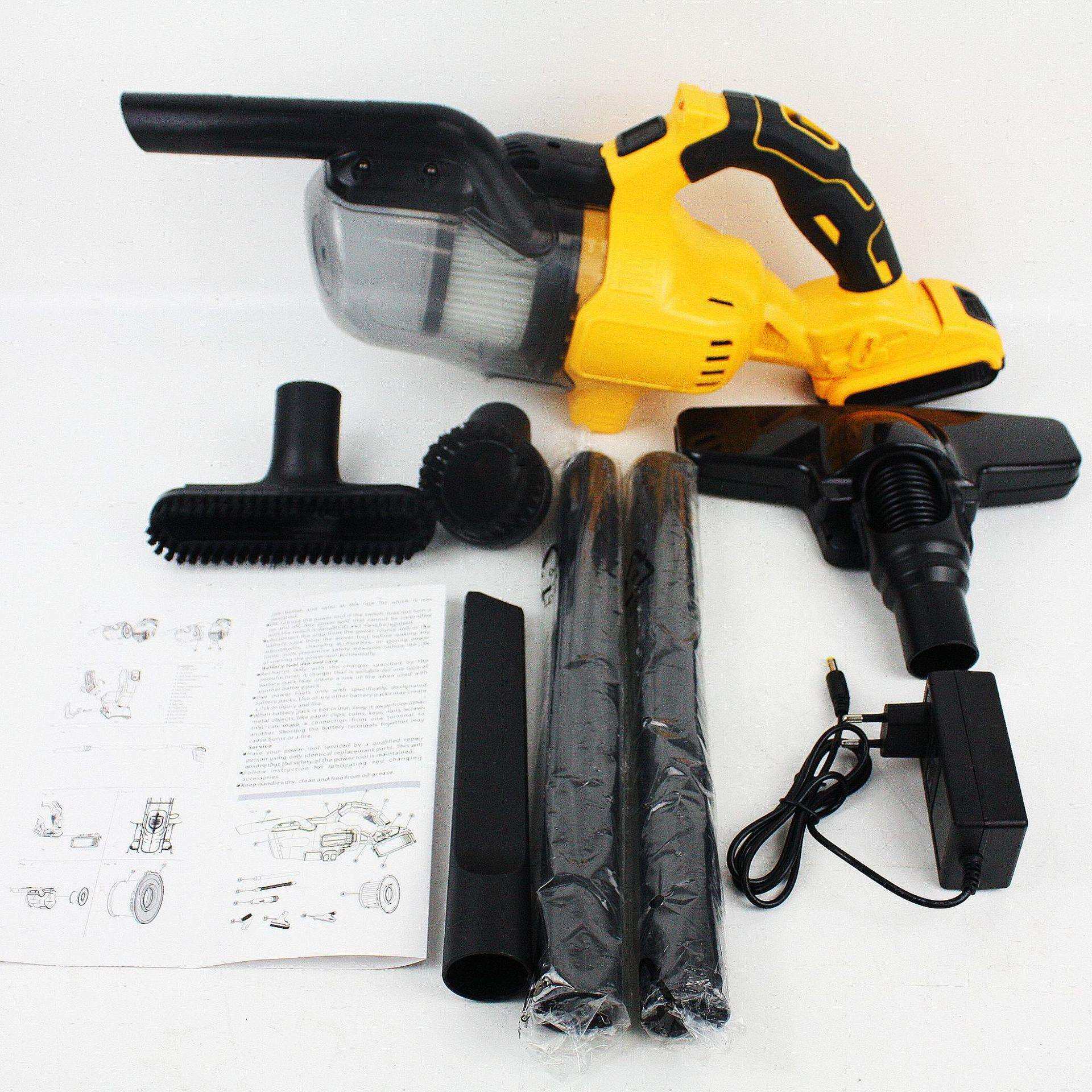 多功能充电式锂电吸尘器手持工业吸灰家用扫地大吸力吸尘吹风机