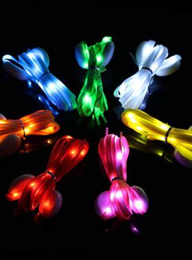 Luminous Shoelaces LED Light Shoe Laces 彩色发光鞋带