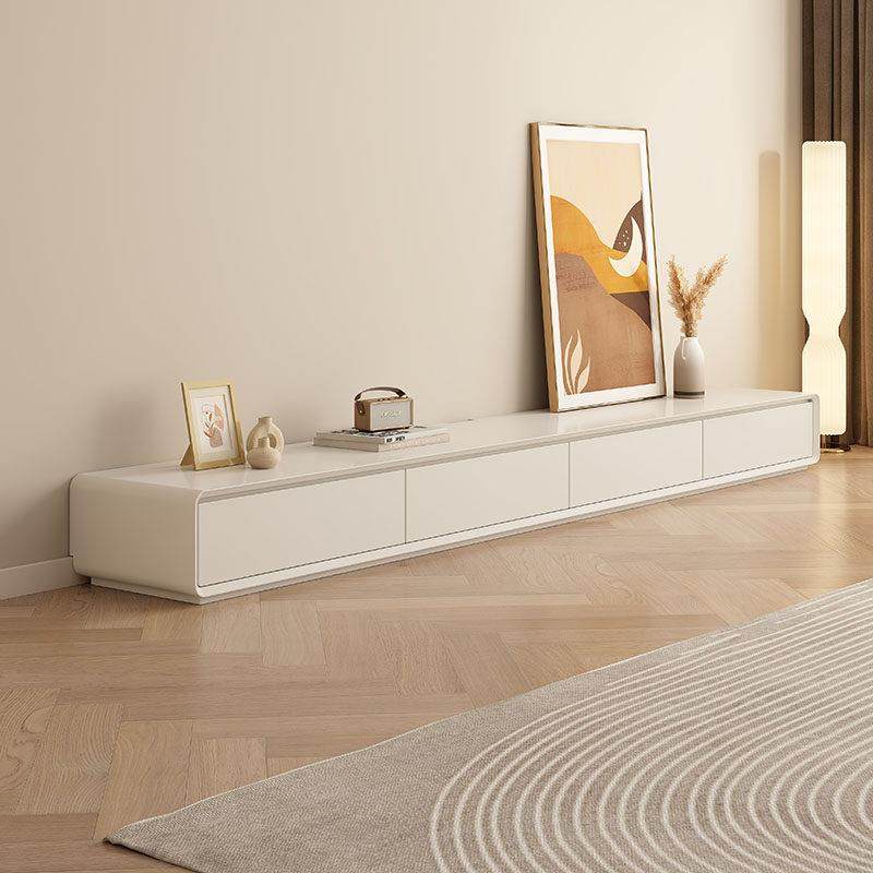 2025新款奶油风电视柜茶几组合现代简约实木落地客厅家用电视机柜