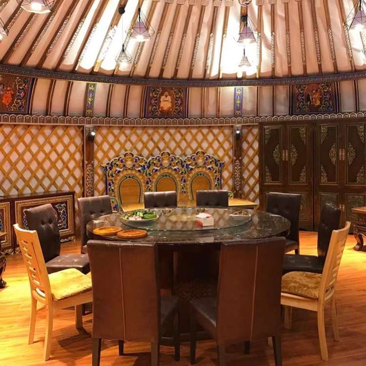大型蒙古包帐篷农家乐餐饮户外草原住宿烧烤饭店景区加厚防风保暖