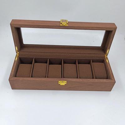 正品烤手表盒实漆木盒家用纳盒 腕表存放6首饰展示盒收收藏木质格