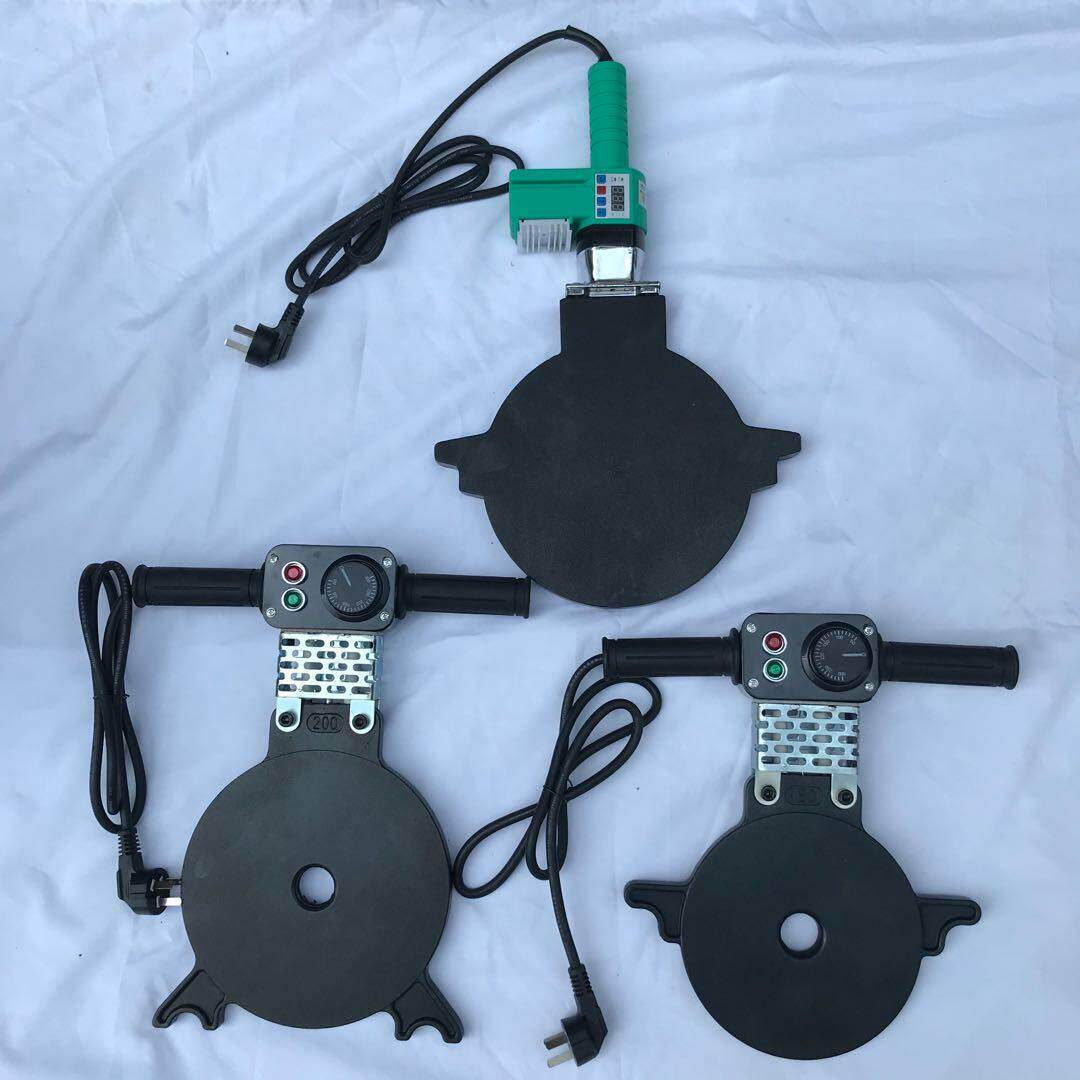 PE管对焊机加热板数显调温手摇式200mm热熔工具配件