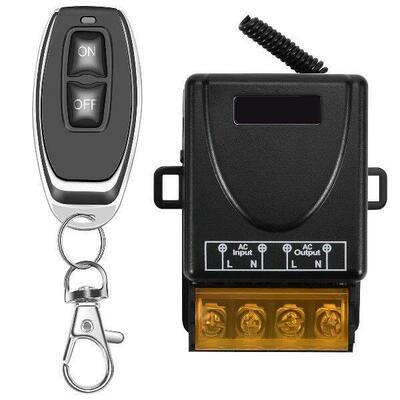 433MHz 220V Water Pump Remote Control Switch 1Ch 30A