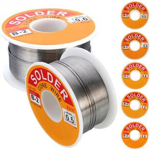 Solder wire 1pcs 0.6/0.8/1.0/2.0 63/37 FLUX 2.0% 45FT Tin Le
