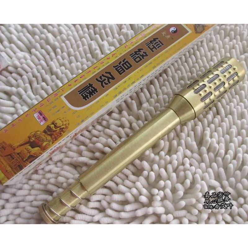 纯铜大号 艾灸棒艾灸器具艾草艾条温灸器艾灸仪器艾炙棒家用 加厚