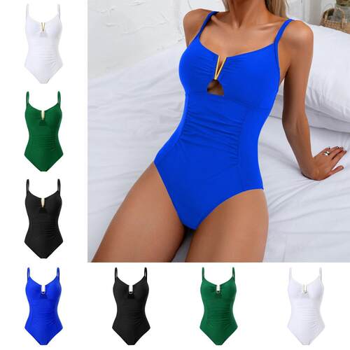 Womens Ruched One Piece Swimsuits Tummy Control Bathing