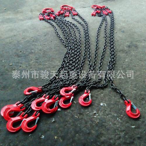 起重吊链厂家 环形起重吊链20t5m 环形2叉吊链20t4m