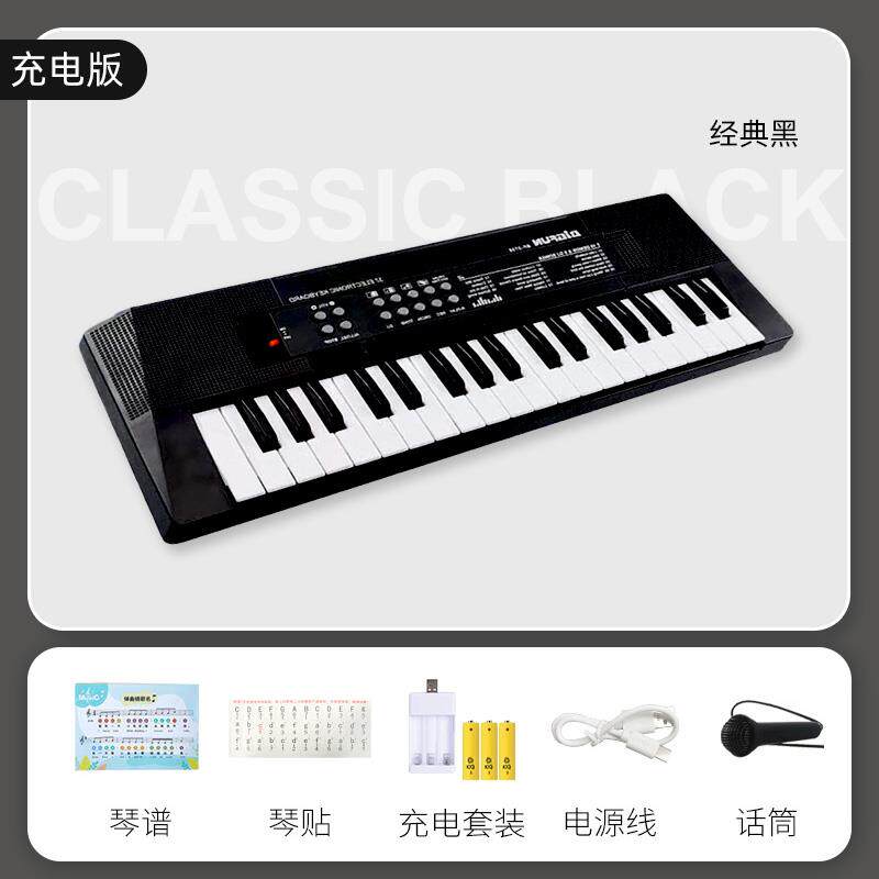 高档电子小钢琴儿童器玩具乐口音键盘入门家用乐初学袋者女孩生日