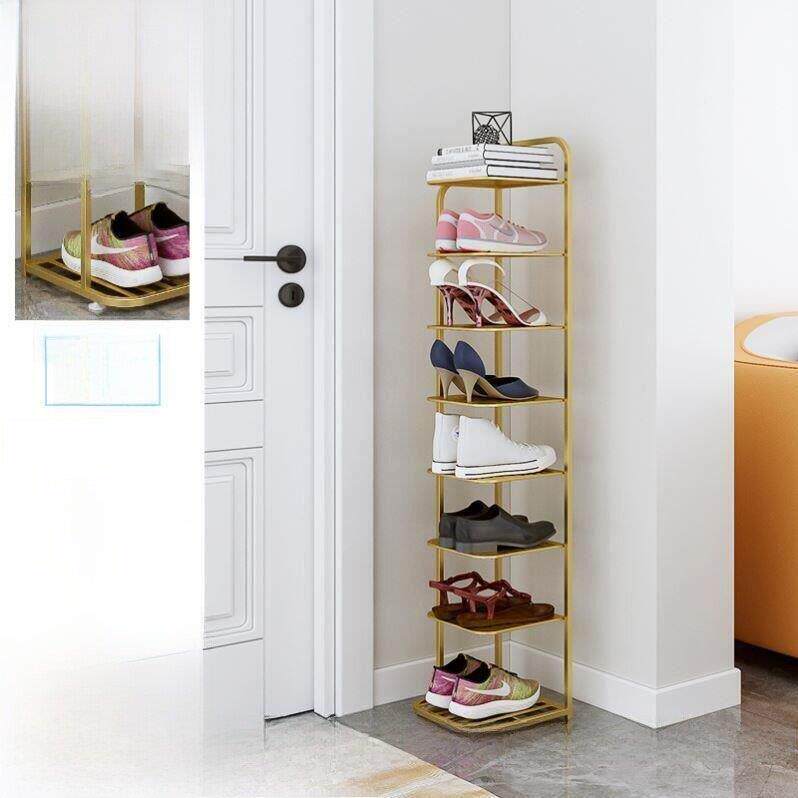 Shoe rack,door type shoe cabinet,multilayer narrow shoe rack